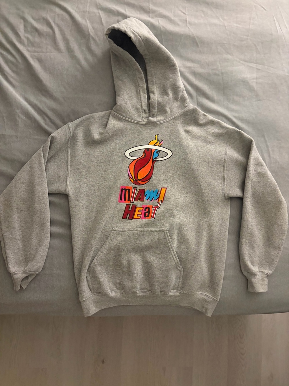 Gray Pullover Crewneck Hoodie